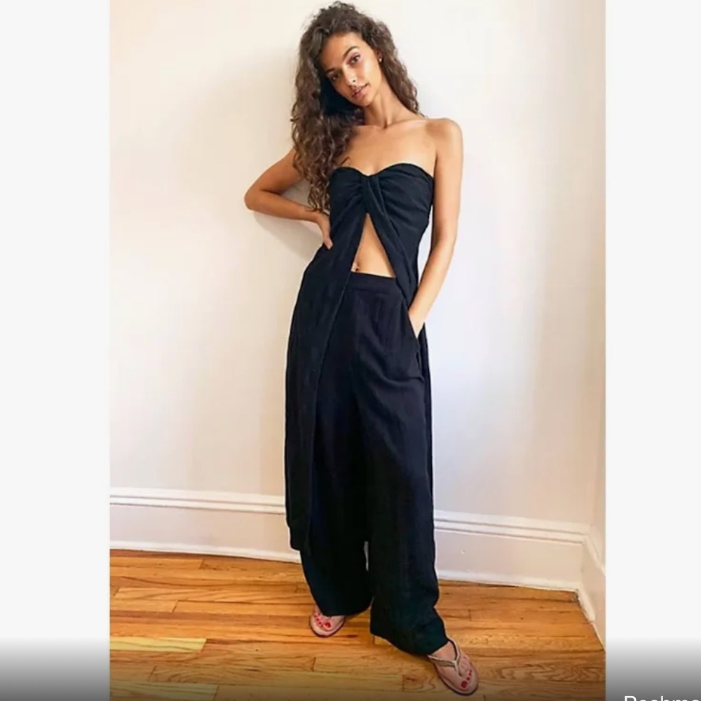 Free People Black Jumpsuit